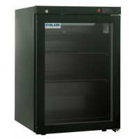 Шкаф холодильный Polair DM102 Bravo (черный) с замком