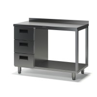 Стол производственный с ящиками ТММ СВД-2/1200/700