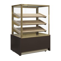 Витрина хлебная Carboma KC70 N 1,3-1 LIGHT Bread 9005-0430 (со стеклом)