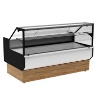 Витрина холодильная Carboma GC95 SM 1,5-1 KombiLux/Inox (ВХС-1,5)