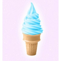 Сухая смесь для мягкого мороженого Vita Ice 513022, Баблгам синее, ЛАЙТ
