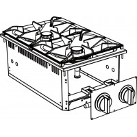 Плита газовая Apach SLDIG7RG4
