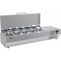 Витрина для ингредиентов Carboma A30 SM 1,2 с крышкой (VT2-G) GN1/4