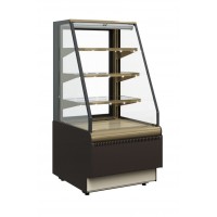 Витрина кондитерская Carboma KC70 VM 0,6-2 STANDARD 9006-9005 (открытая)