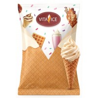 Сухая смесь для мягкого мороженого Vita Ice 511017, Сливочное веганское, ПРЕМИУМ