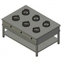 Плита газовая Вулкан-Heidebrenner KSW 06 8793