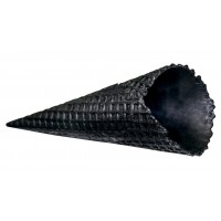 Вафельный рожок Колибри Стандарт 185 черный с естественным краем
