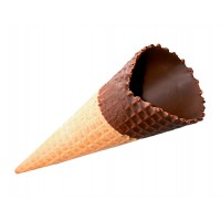 Вафельный рожок Колибри Стандарт 185 глазированный с естественным краем