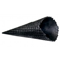 Вафельный рожок Колибри Стандарт 150 черный с естественным краем