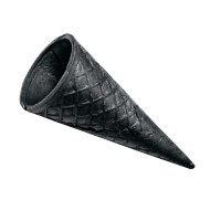 Вафельный рожок Колибри Стандарт 110 черный с ровным краем