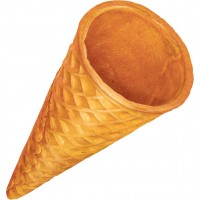 Вафельный рожок Колибри Стандарт 110 желтый с ровным краем