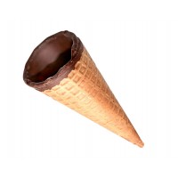 Вафельный рожок Колибри Стандарт 160 глазированный с ровным краем