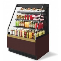 Витрина кондитерская Chilz Vete II kub OF 90, Шоколад/Золотой глянец