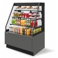 Витрина кондитерская Chilz Vete II kub OFT 90, Антрацит/Серый матовый