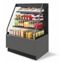 Витрина кондитерская Chilz Vete II kub OF 90, Антрацит/Серый матовый