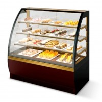 Витрина кондитерская Chilz Vete 90, Шоколад/Золотой глянец