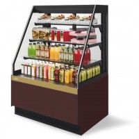 Витрина кондитерская Chilz Vete II kub OFT 90, Шоколад/Золотой глянец