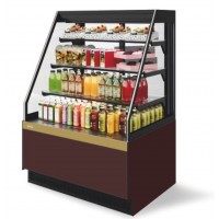 Витрина кондитерская Chilz Vete II kub OFT 130, Шоколад/Золотой глянец