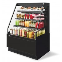 Витрина кондитерская Chilz Vete II kub OF 90, Чёрный муар/Металлик