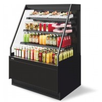 Витрина кондитерская Chilz Vete II kub OF 130, Чёрный муар/Металлик