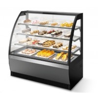 Витрина кондитерская Chilz Vete 90, Серый матовый/Шлиф. нерж.