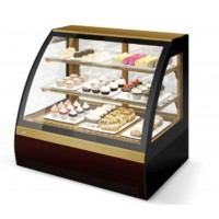 Витрина кондитерская Chilz Vete 90 M, Шоколад/Золотой глянец