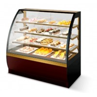 Витрина кондитерская Chilz Vete 130, Шоколад/Золотой глянец