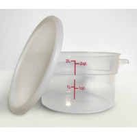 Контейнер пищевой Haccper 868802, с крышкой, 2л