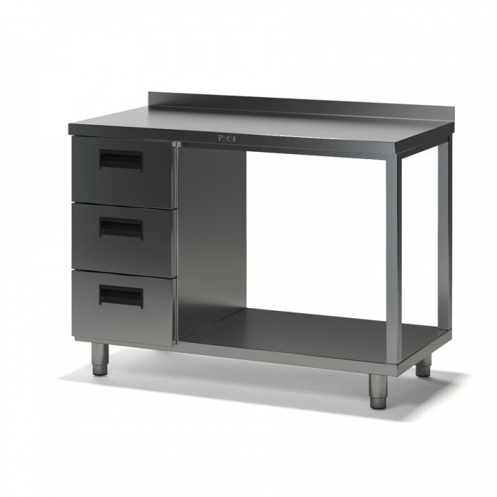 Стол производственный с ящиками ТММ СВД-2/1000/700