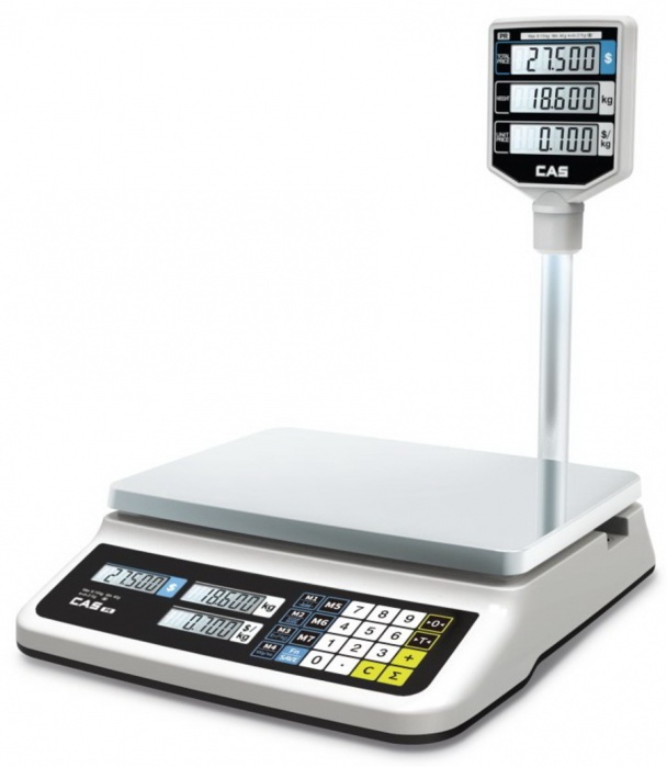 Весы торговые CAS PR-6P (LCD, II) USB