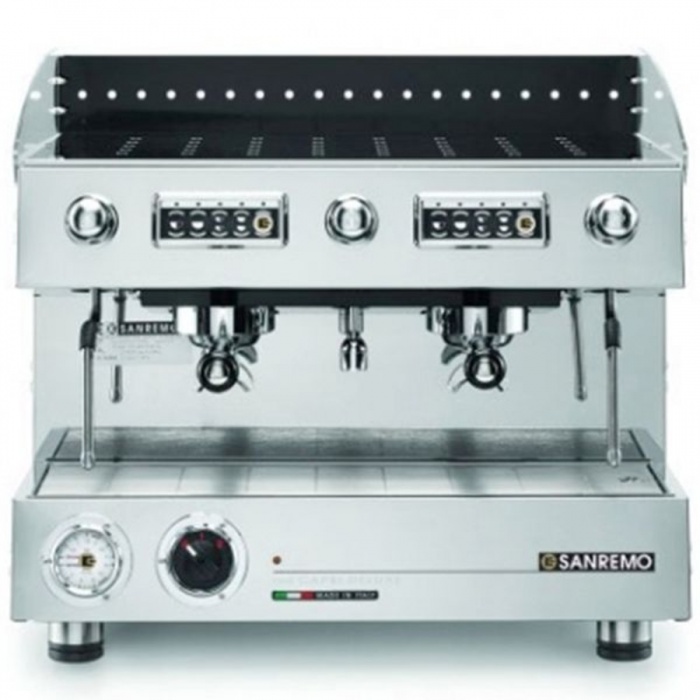 Кофемашина Sanremo CapriI DLX 2 гр. полуавтомат чёрная