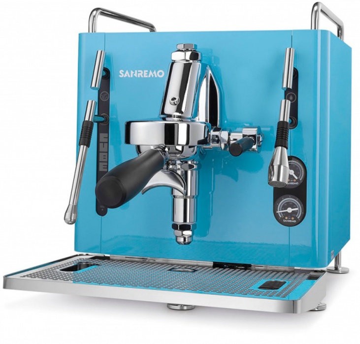 Кофемашина Sanremo Cube V Absolute 1 гр. полуавтомат голубая