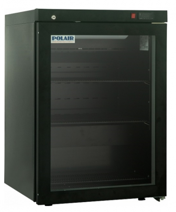 Шкаф холодильный Polair DM102 Bravo (черный) с замком
