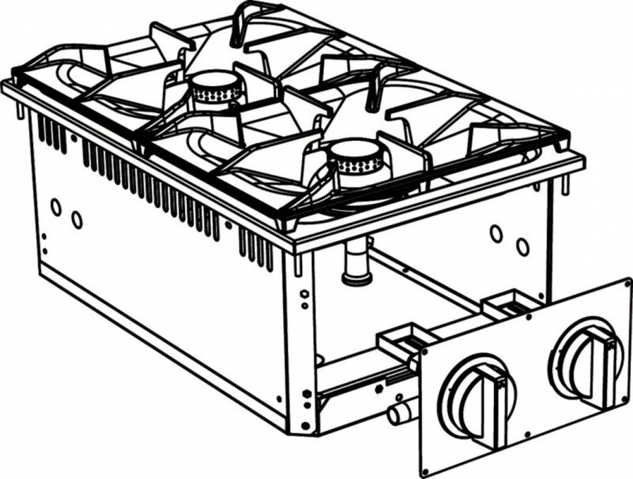 Плита газовая Apach SLDIG7RG4