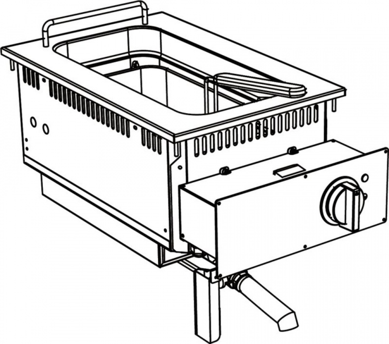 Фритюрница Apach SLDI7FRIE4S15