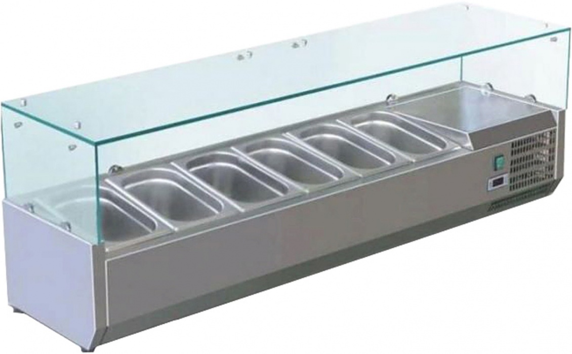 Витрина для ингредиентов Hurakan HKN-VRX1400/330