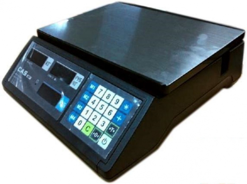 Весы торговые CAS ER JR-15CBU Black body