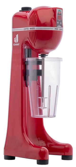 Миксер для молочных коктейлей Johny AK/2-2TA Timer Eco красный