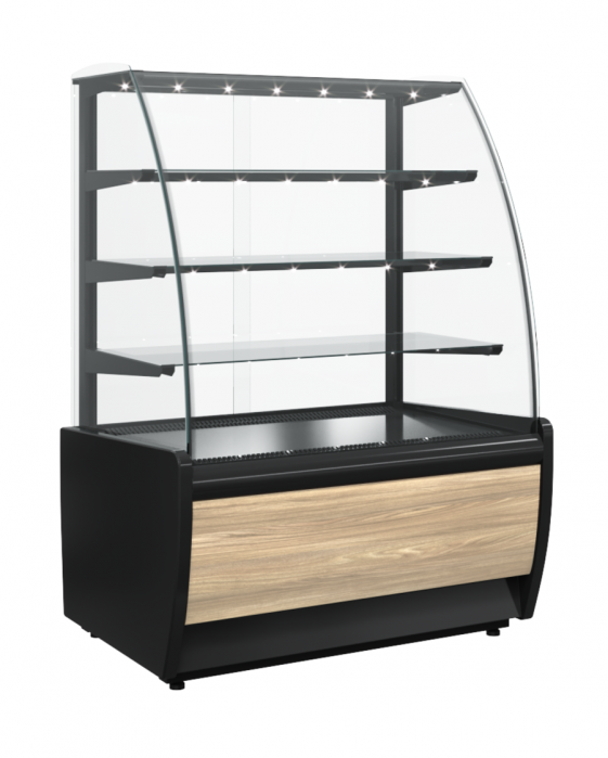 Витрина для шоколада Carboma K70 VH 0,9-1 LIGHT Chocolate Паттерн (0106 Дуб)