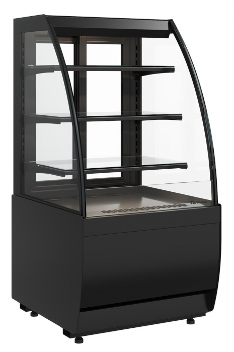 Витрина кондитерская Carboma K70 VM 0,6-2 STANDARD открытая (версия 2.0) (9005)