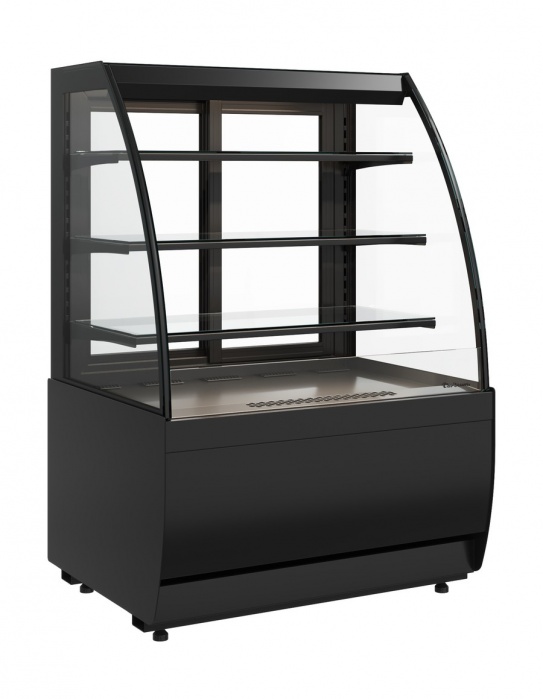Витрина кондитерская Carboma K70 VM 1,3-2 STANDARD открытая (версия 2.0) (9005)