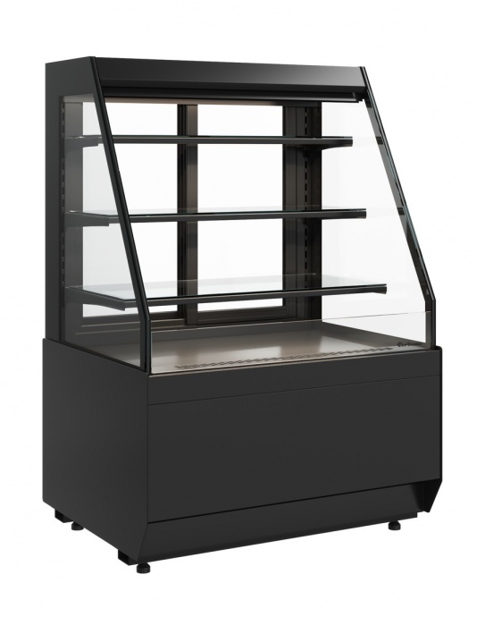 Витрина кондитерская Carboma KC70 VM 1,3-2 STANDARD открытая (версия 2.0) 9005
