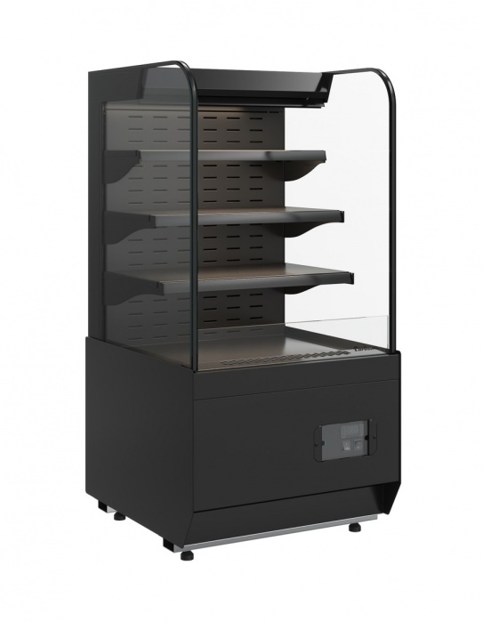 Витрина кондитерская Carboma KR70 VM 0,6-2 STANDARD открытая, горка (9005)