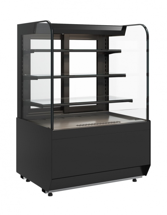 Витрина кондитерская Carboma KR70 VM 0,9-2 STANDARD открытая (9005)