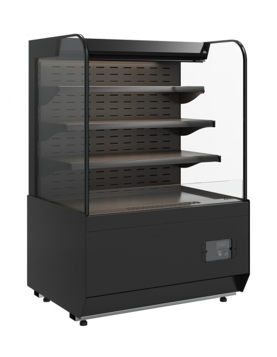 Витрина кондитерская Carboma KR70 VM 0,9-2 STANDARD открытая, горка (9005)