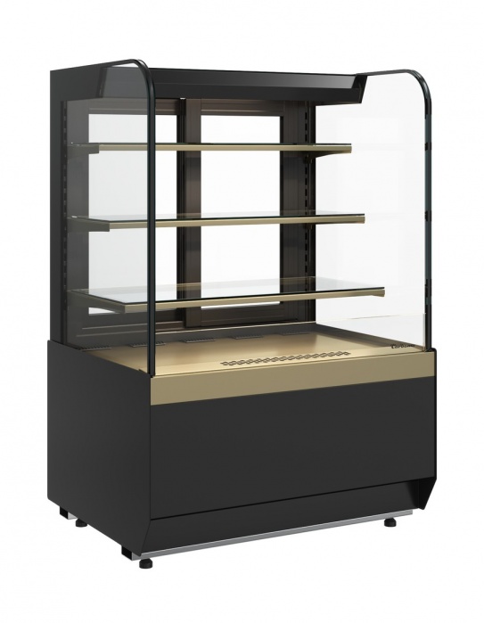 Витрина кондитерская Carboma KR70 VM 1,3-2 STANDARD открытая (9005-0109)