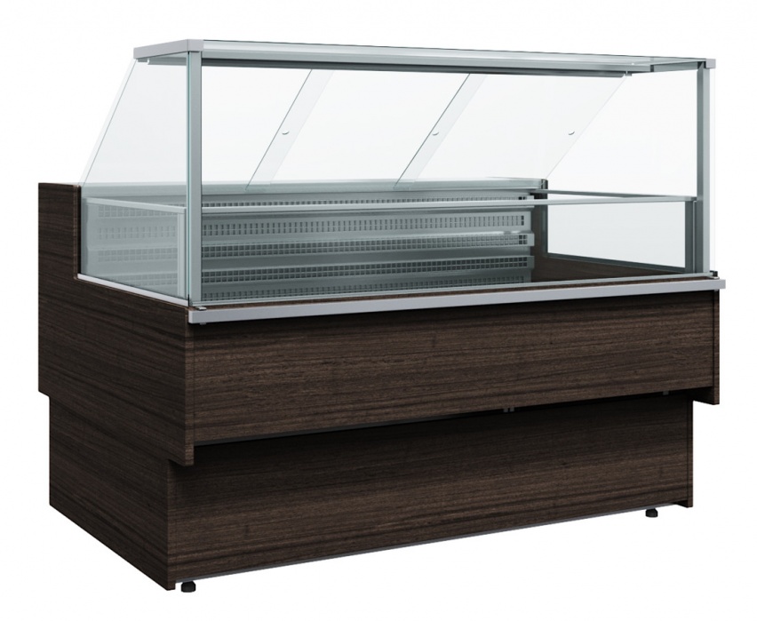 Витрина тепловая Carboma GC110 SH 1,25-1 (1006 дуб)