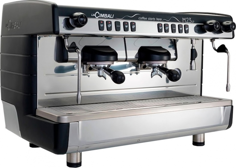 Кофемашина La Cimbali M23 UP DT/2, автомат, высокие группы, черная