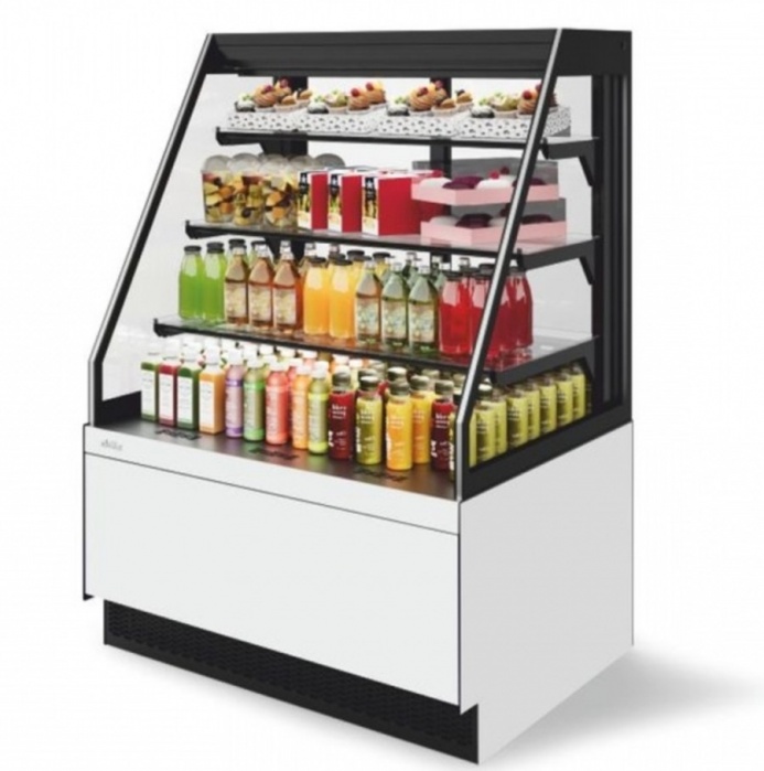 Витрина кондитерская Chilz Vete II kub OFT 90, Белый глянец