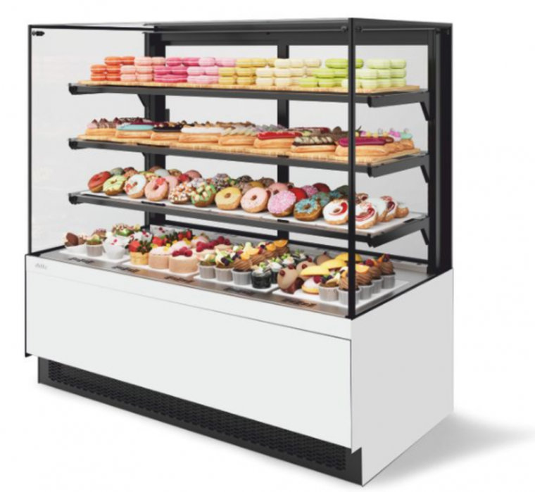 Витрина кондитерская Chilz Vete II kub 90, Белый глянец